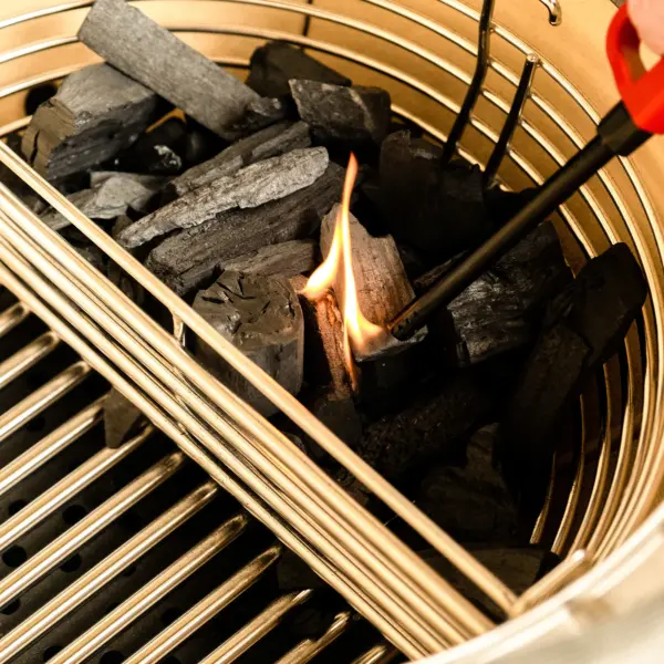 Kamado Joe classic houtskoolmand scheiding