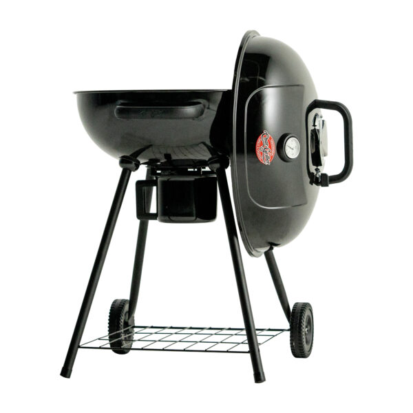 Char-griller Kettle Houtskoolgrill zijkant
