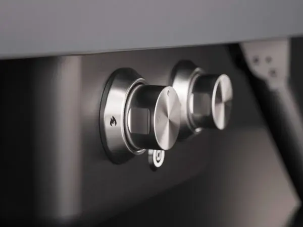 WITT ETNA Rotante pizzaoven Graphite regelaars detail