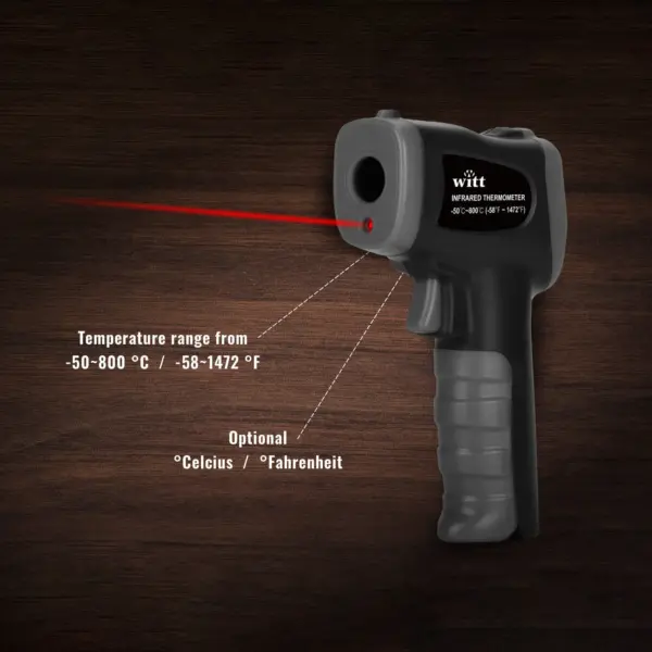 Witt Pizza infrarood thermometer specs